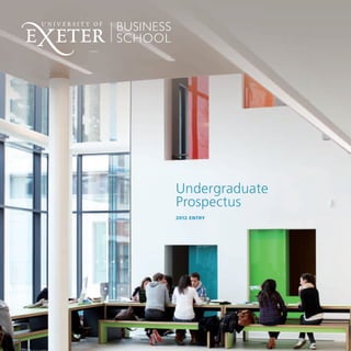 Undergraduate
Prospectus
2012 ENTRY
 