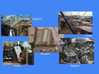 Major Excavation Happen..
Shanghai
Singapore
London
Munich
 
