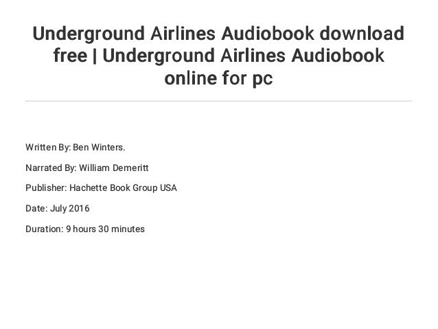 underground airlines book review underground airlines book review