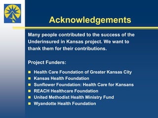 Psychological Challenges (Cont’d)When interview participants sought care for psychological challenges, they discovered that their mental health coverage was inadequate.  “I was receiving therapy for my depression but I     fell behind on my payments and discontinued it. I     have mental health coverage but the out-of-pocket     expenses have been heavy,” Sam said.