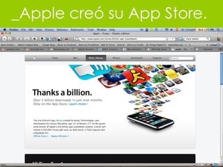 _9 mesasa _40.000.000 de l íneas en Argentina. _Apple cre ó su App Store . 