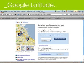 _40.000.000 de l íneas en Argentina. _Google Latitude. 