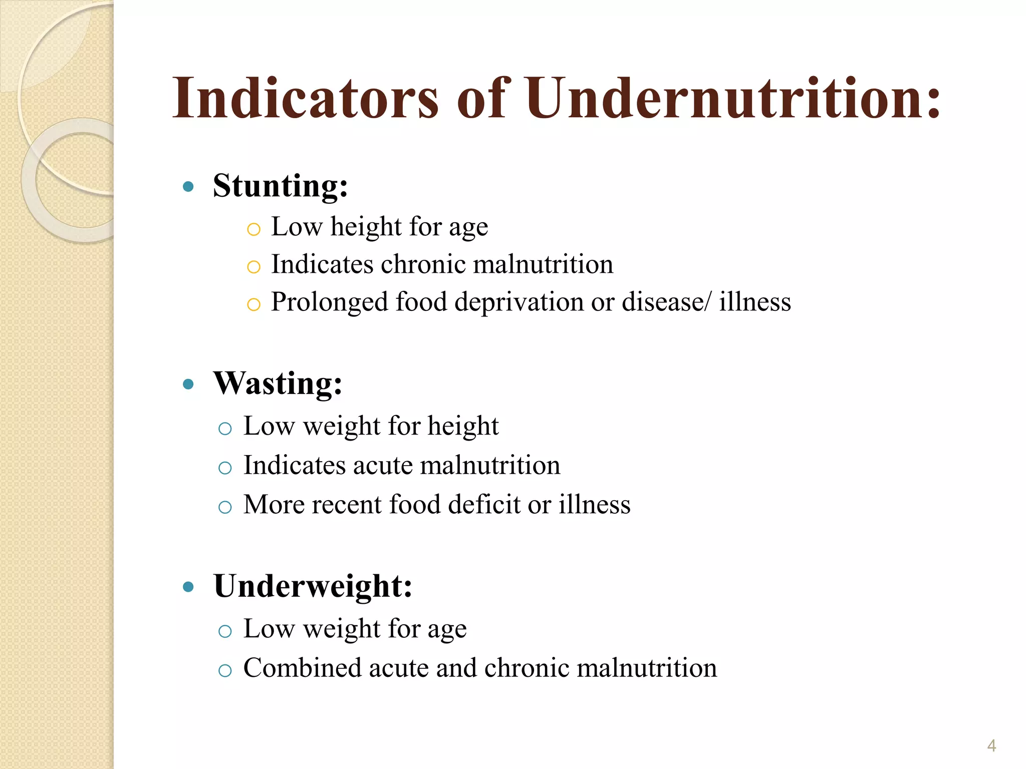 Undernutrition pptx | PPTX