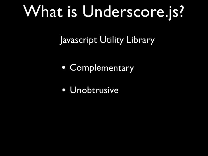 Underscore.js