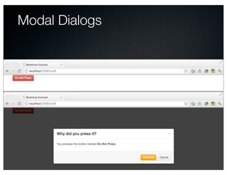 Modal Dialogs
 