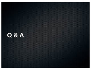Q&A
 