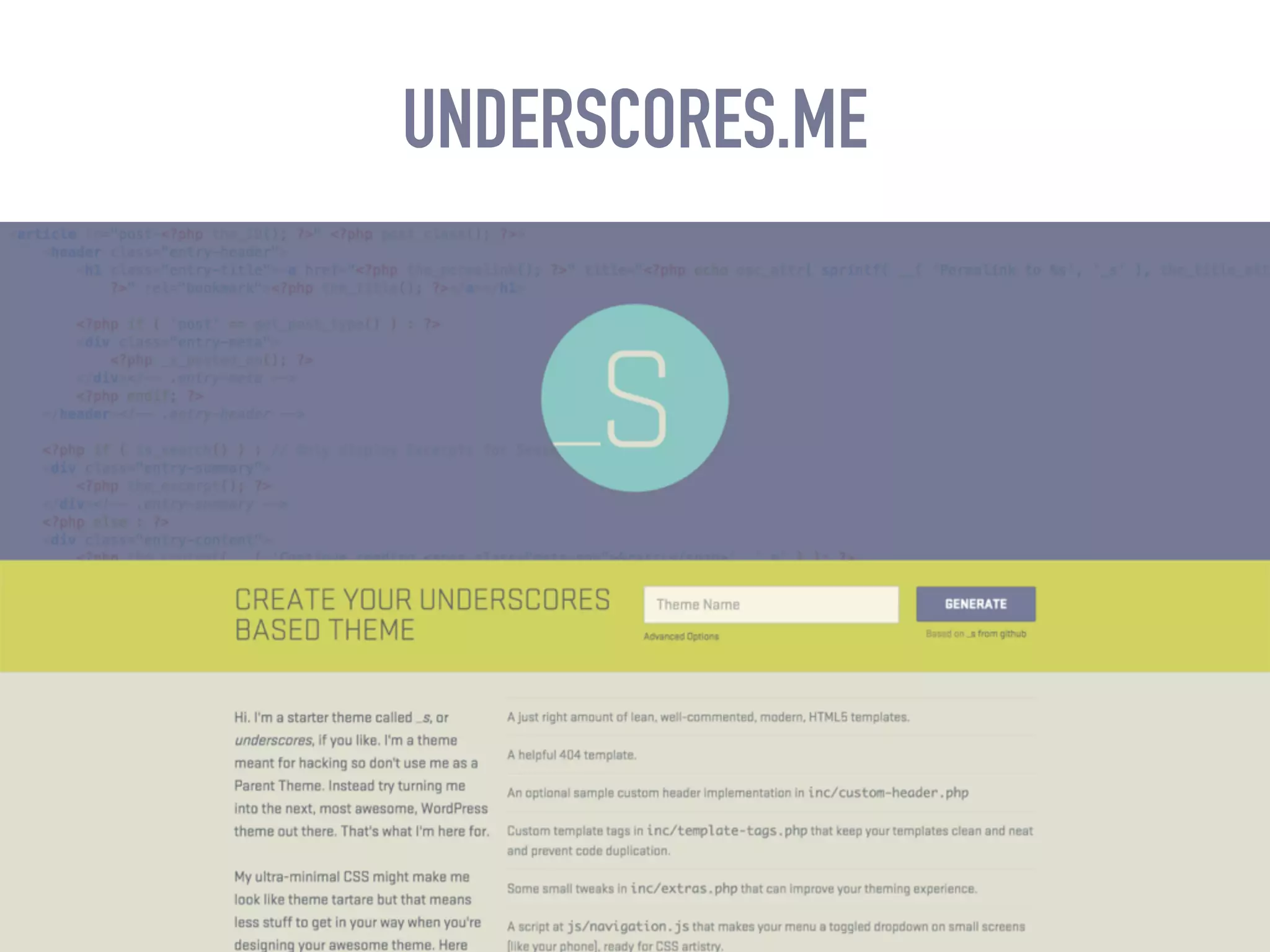 Understanding Underscores 〜「_s」テーマってなんだろう〜