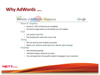 Why AdWords ….
 