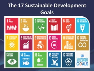 The 17 Sustainable Development
Goals
 