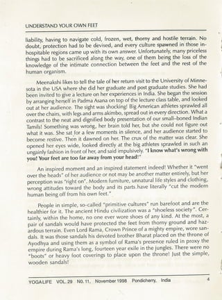 Understanding your own feet