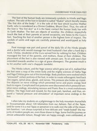 Understanding your own feet