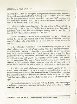 Understanding your own feet