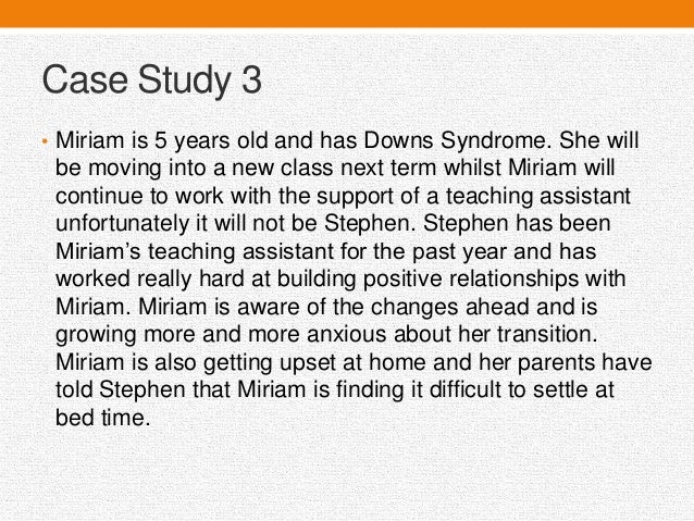 Trisomy 21 case study picture