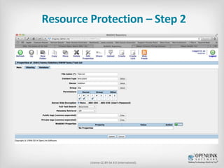 Resource Protection – Step 2 
License CC-BY-SA 4.0 (International). 
 