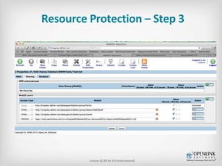 Resource Protection – Step 3 
License CC-BY-SA 4.0 (International). 
 