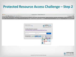 Protected Resource Access Challenge – Step 2 
License CC-BY-SA 4.0 (International). 
 