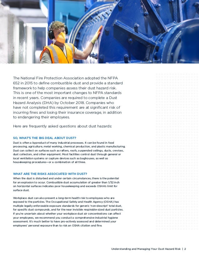 Understanding and Managing Your Dust Hazard Risks