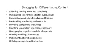 Understanding and Supporting Diverse Learners: Inclusive and ...