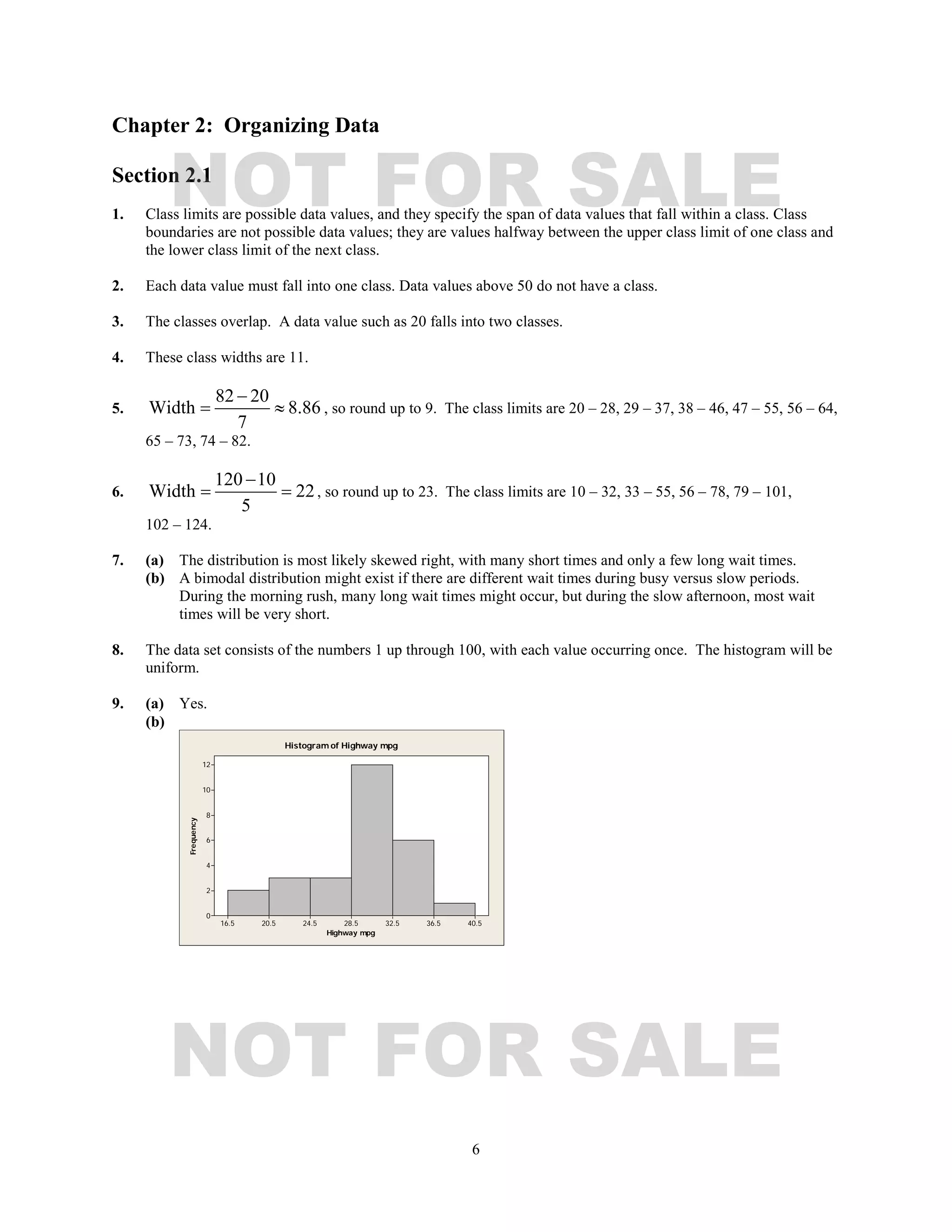 Understanding Basic Statistics 8th Edition Brase Solutions Manual | PDF