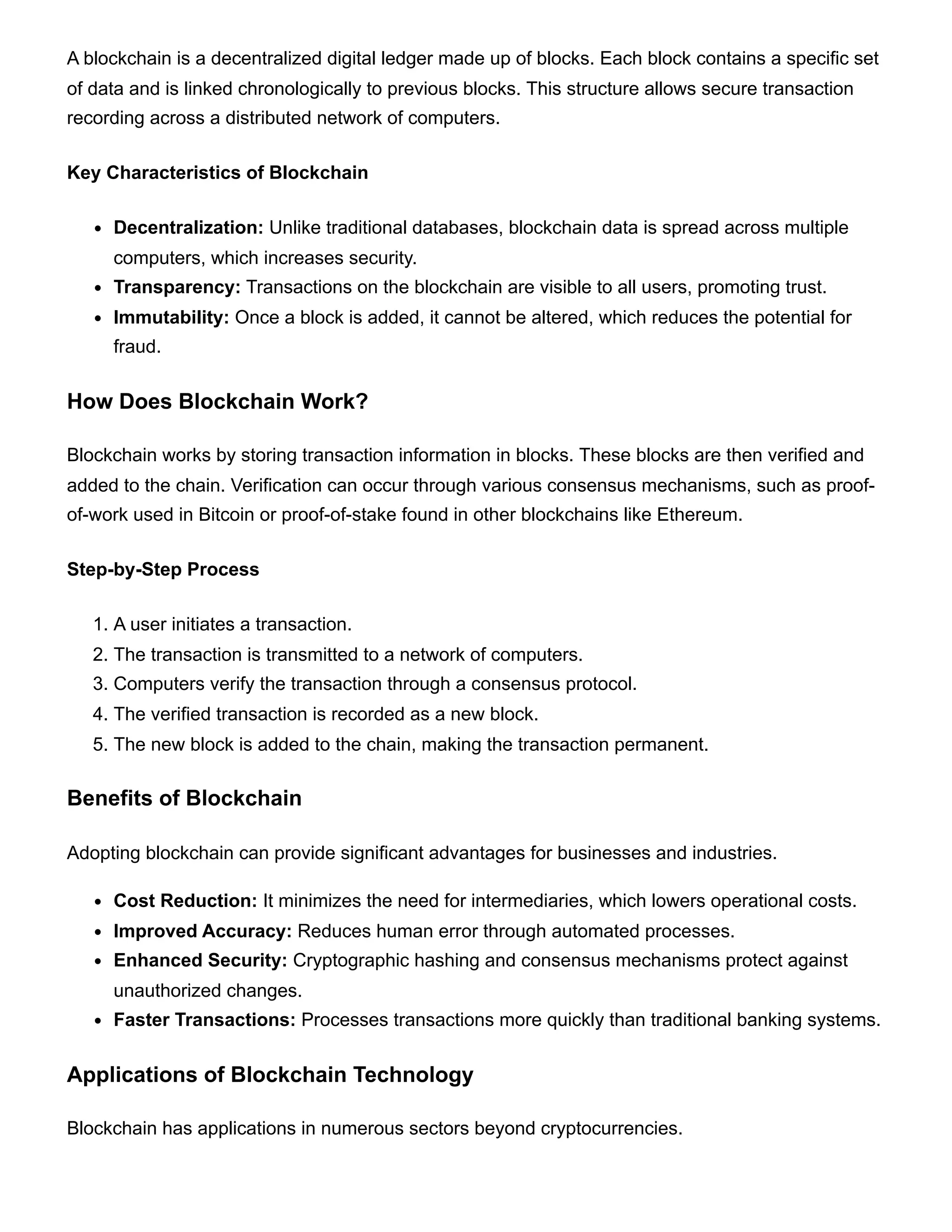 Understanding Blockchain Technology Beyond Cryptocurrencies for Business |  PDF