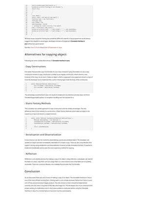 Understanding the Cloneable interface in Java