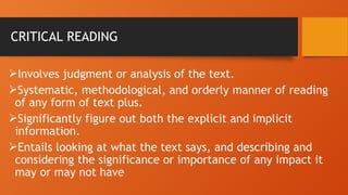 Understanding Critical Reading understanding-critical-reading-as-a-way-of-developing-deeper-thinking ...