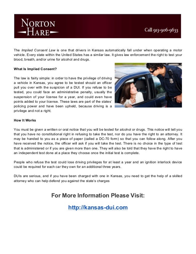 Understanding DUI Implied Consent Laws in Kansas