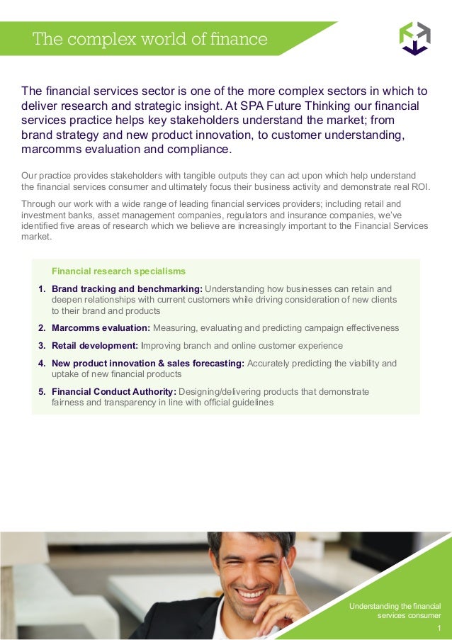 Understanding the financial services consumer