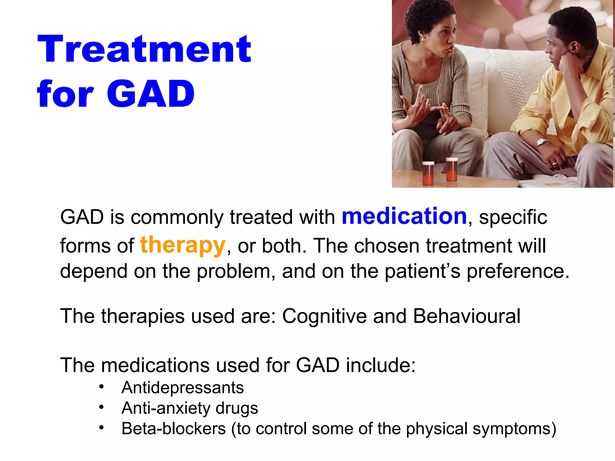 Understanding Generalized Anxiety Disorder | PPT