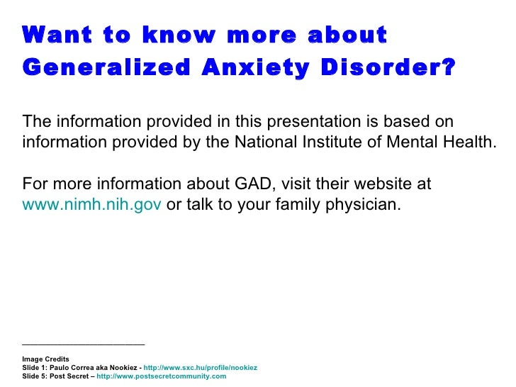 Understanding Generalized Anxiety >> Understanding Generalized Anxiety Disorder Understanding Generalized Anxiety >> Understanding Generalized Anxiety Disorder