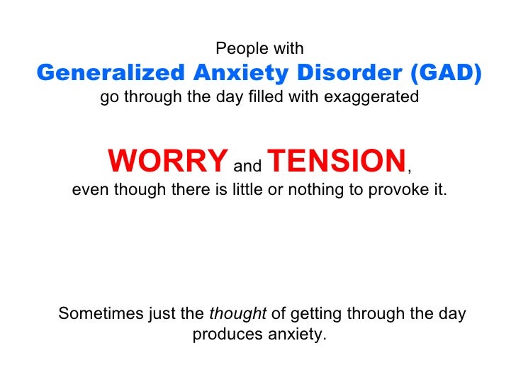 klonopin for generalized anxiety disorder gad