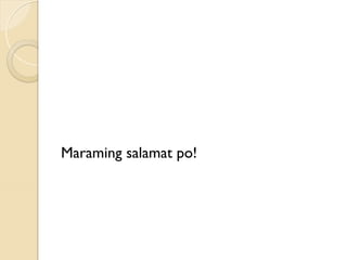 Maraming salamat po!
 