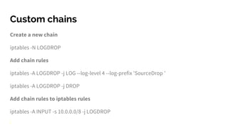 Understanding iptables | PPTX