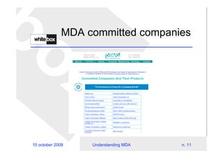 Understanding Mda