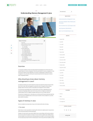 Understanding Memory Management In Java | PDF image.