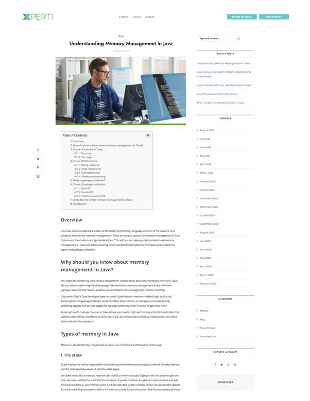 Understanding Memory Management In Java | PDF