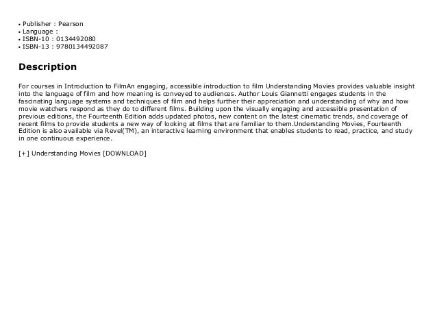 Understanding Movies Download