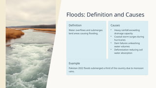 Understanding Natural Disasters: Flood, Drought, and Cyclone | PPTX