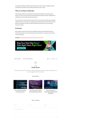 Understanding React useMemo Hook With Example | PDF