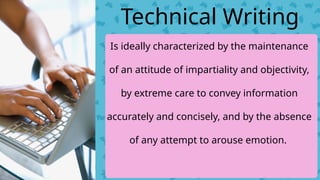 Inappropriate Graphics Technical Writing Understanding-Technical-Writing in English Language Teaching | PPTX