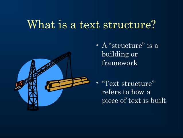 text structure powerpoint