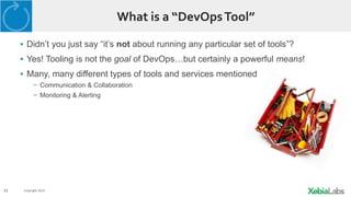 Understanding the DevOps Tooling Landscape