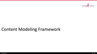 Understanding the New Content Modeling Framework | PDF