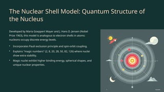 Exploring Nuclear Forces and Models: Liquid Drop & Shell Perspectives ...