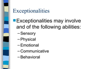 Understanding The Special Needs Child | PPT