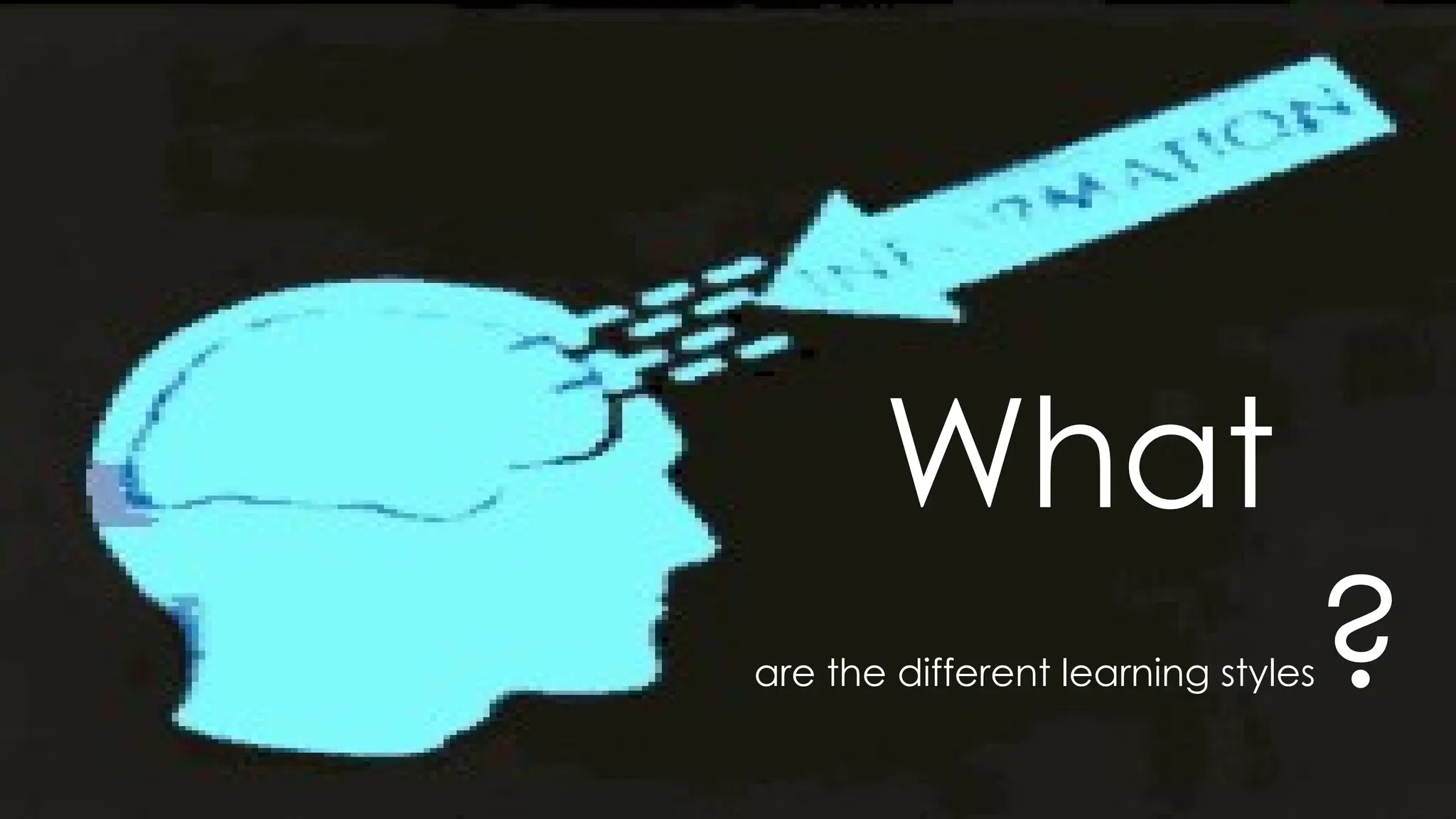 What
are the different learning styles?
 