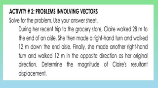 GENERAL PHYSICS: UNDERSTAND VECTORS FOR STEM 12