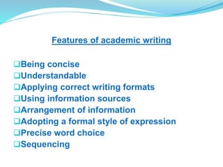 Understanding academic writing | PPTX