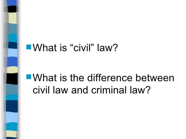 Understanding A Civil Case