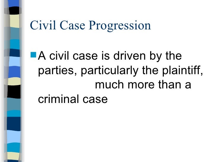 Understanding A Civil Case